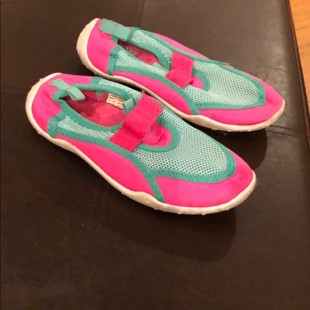 Pink/ Green Water Shoes